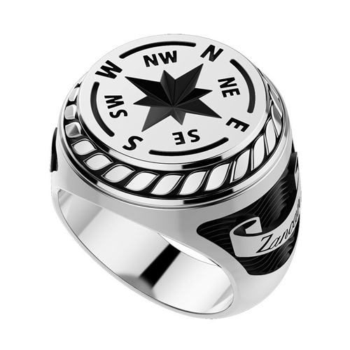 Серебряное кольцо Zancan EXA086
