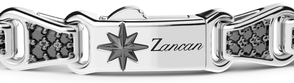 Мужской серебряный браслет Zancan ESB 212